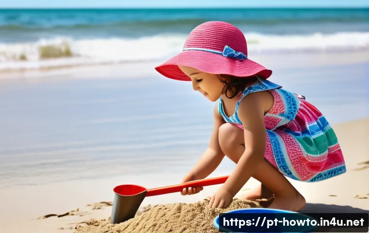 파이널 컷 프로 활용법 - **Prompt:** A young girl (approximately 7 years old) wearing a bright, colorful sundress and a wide-...